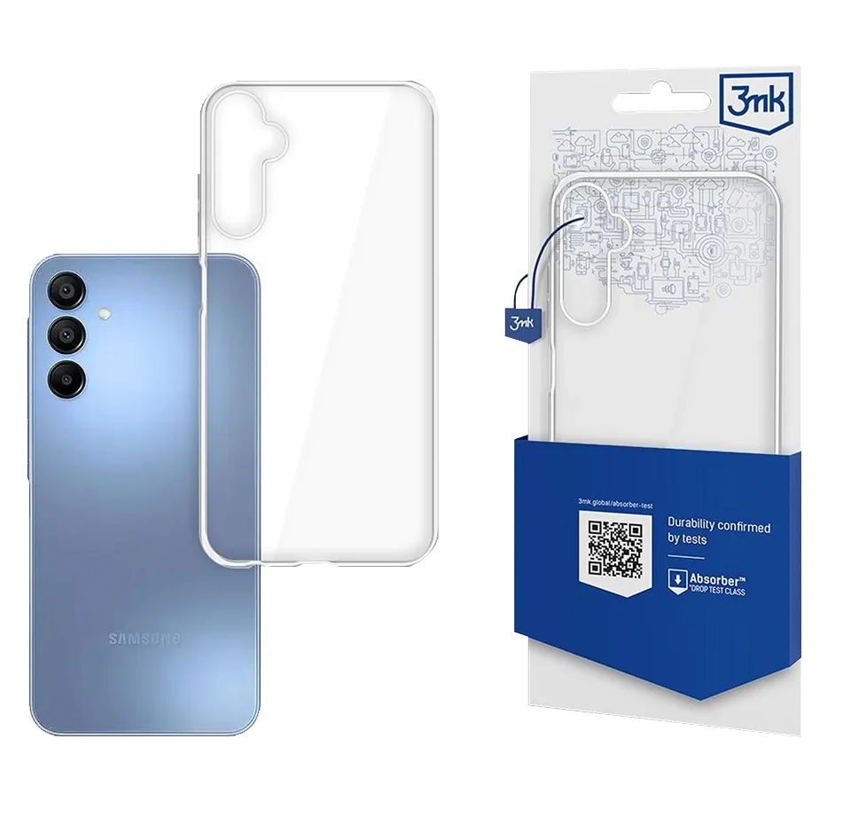 Permatomas dėklas Samsung Galaxy A15 5G (3mk)